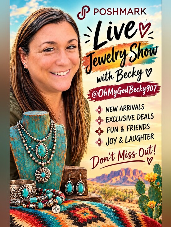Jewelry - Like This Flyer To Be Notifed Of Future Jewelry Shows Live!